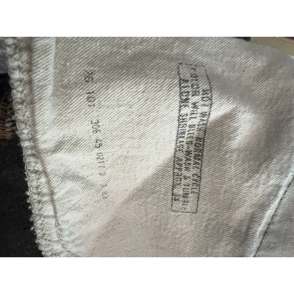 1973 Levi’s Orange Tab Big E Denim Shorts – Rare Vintage USA – Talon 42 Zipper